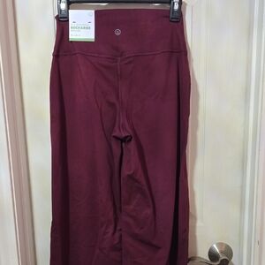 Gilly Hicls Hollister Maroon Wide Leg Yoga Pants